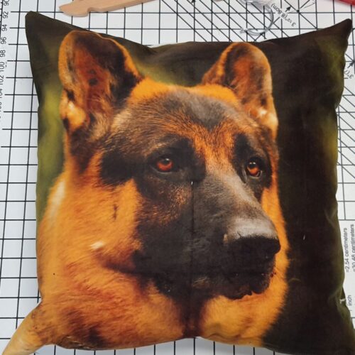 Hand Crafted Pillow Alsatian Hand Crafted Pillow Alsatian