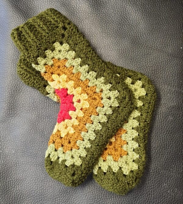 Green Knitted Socks Green Knitted Socks