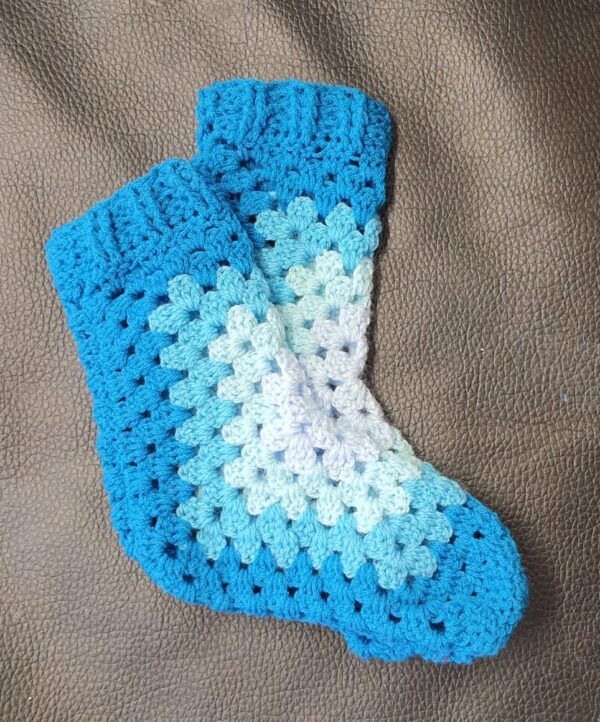 Blue Knitted Socks Blue Knitted Socks
