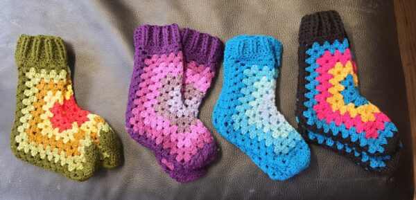 Assorted Hand Knitted Socks Assorted Hand Knitted Socks