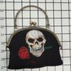 Hand-crafted Black Skull Purse Hand-crafted Black Skull Purse