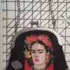 Frida Kahlo Hand Crafted Purse Black Portrait