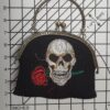 Hand-crafted Black Skull Purse Hand-crafted Black Skull Purse