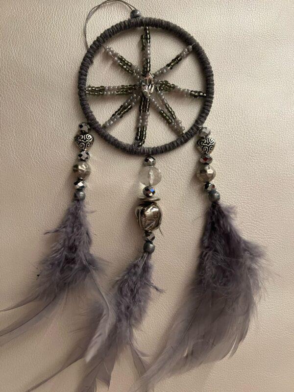 Hand Crafted Dark Feather Dreamcatcher Feathers Full Hand Crafted Dark Feather Dreamcatcher Feathers Full
