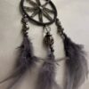 Hand Crafted Dark Feather Dreamcatcher Feathers Flipped Hand Crafted Dark Feather Dreamcatcher Feathers Flipped