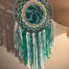 Hand Crafted Blue Green Dreamcatcher Aspect