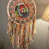 Hand Crafted Green Swirl Dreamcatcher Aspect