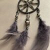 Hand Crafted Dark Feather Dreamcatcher Feathers Hand Crafted Dark Feather Dreamcatcher Feathers