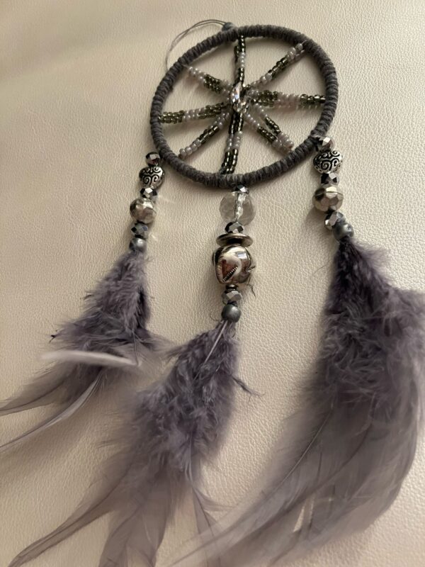 Hand Crafted Dark Feather Dreamcatcher Feathers Hand Crafted Dark Feather Dreamcatcher Feathers