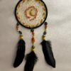 Hand Crafted Black Yellow Dreamcatcher Hand Crafted Black Yellow Dreamcatcher