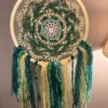 Hand Crafted Green Yellow Dreamcatcher Tassels Beads Hand Crafted Green Yellow Dreamcatcher Tassels Beads